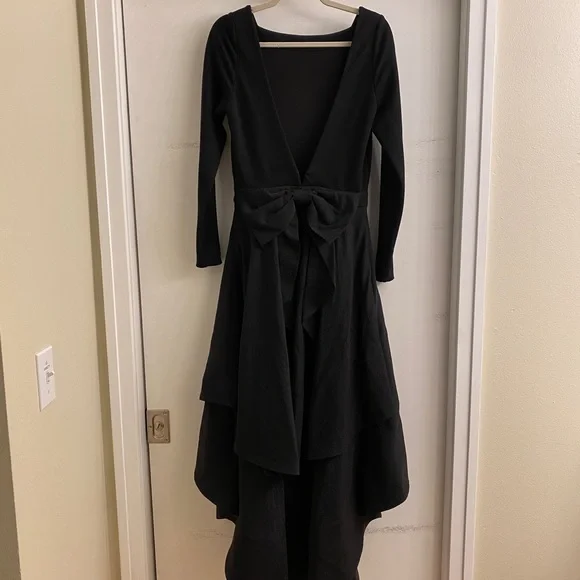 Fame and Partners 💌 Free Shipping Westside Dress Size 6 Formal Hi-Lo Gown - Picture 9 of 15